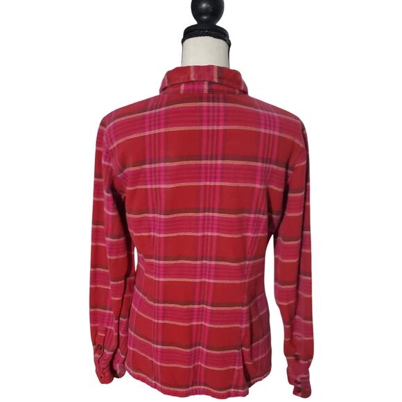 Patagonia Womens Flannel Shirt Size 8 Cabincore Cottagecore Fall Sustainable - Picture 2 of 9